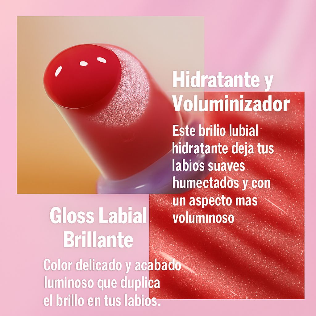 Aceite Voluminizador de Labios con Brillo Tintado