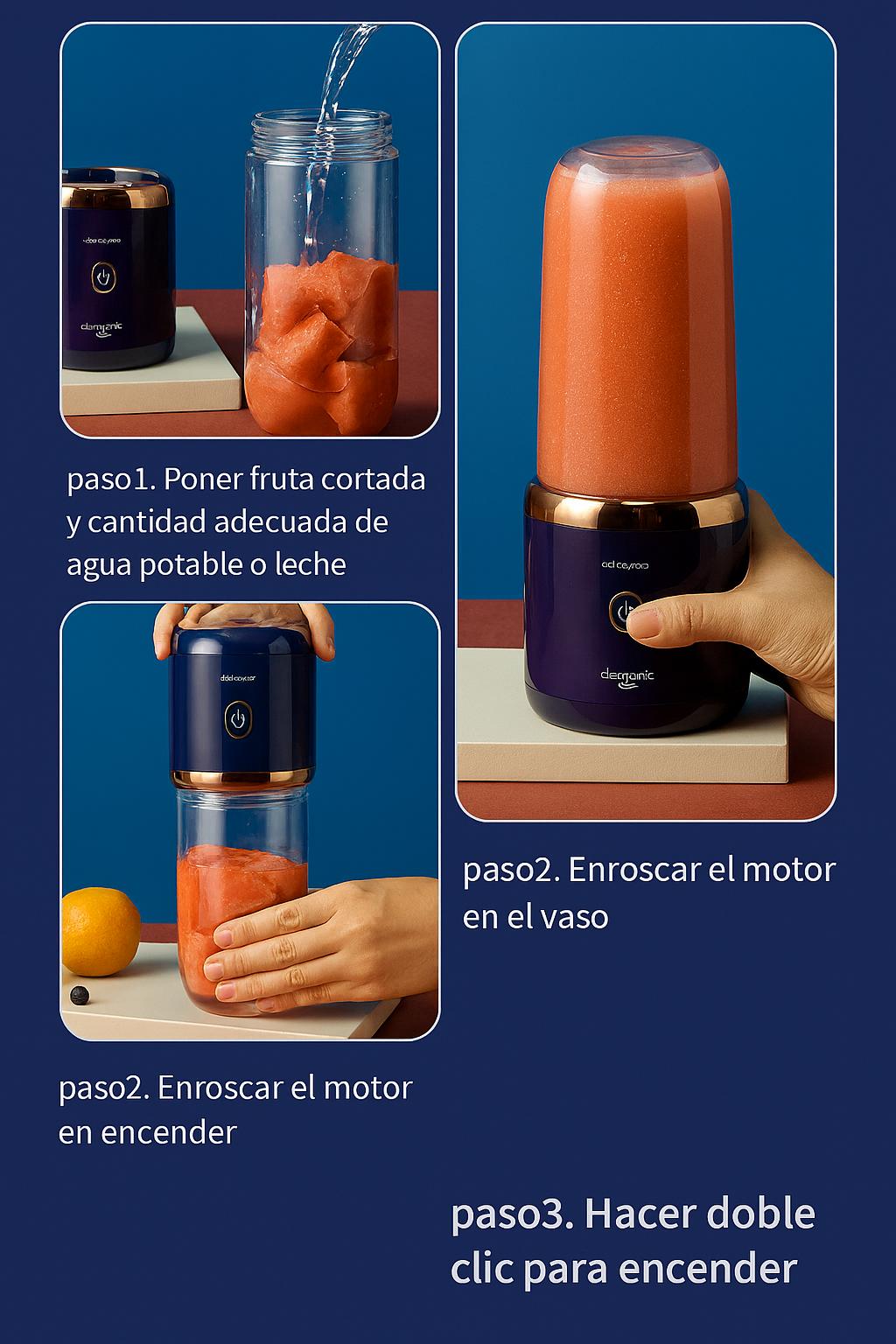 Licuadora portátil 🍌🍓