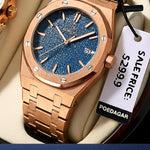 POEDAGAR Executive™ – Luxury Steel Watch