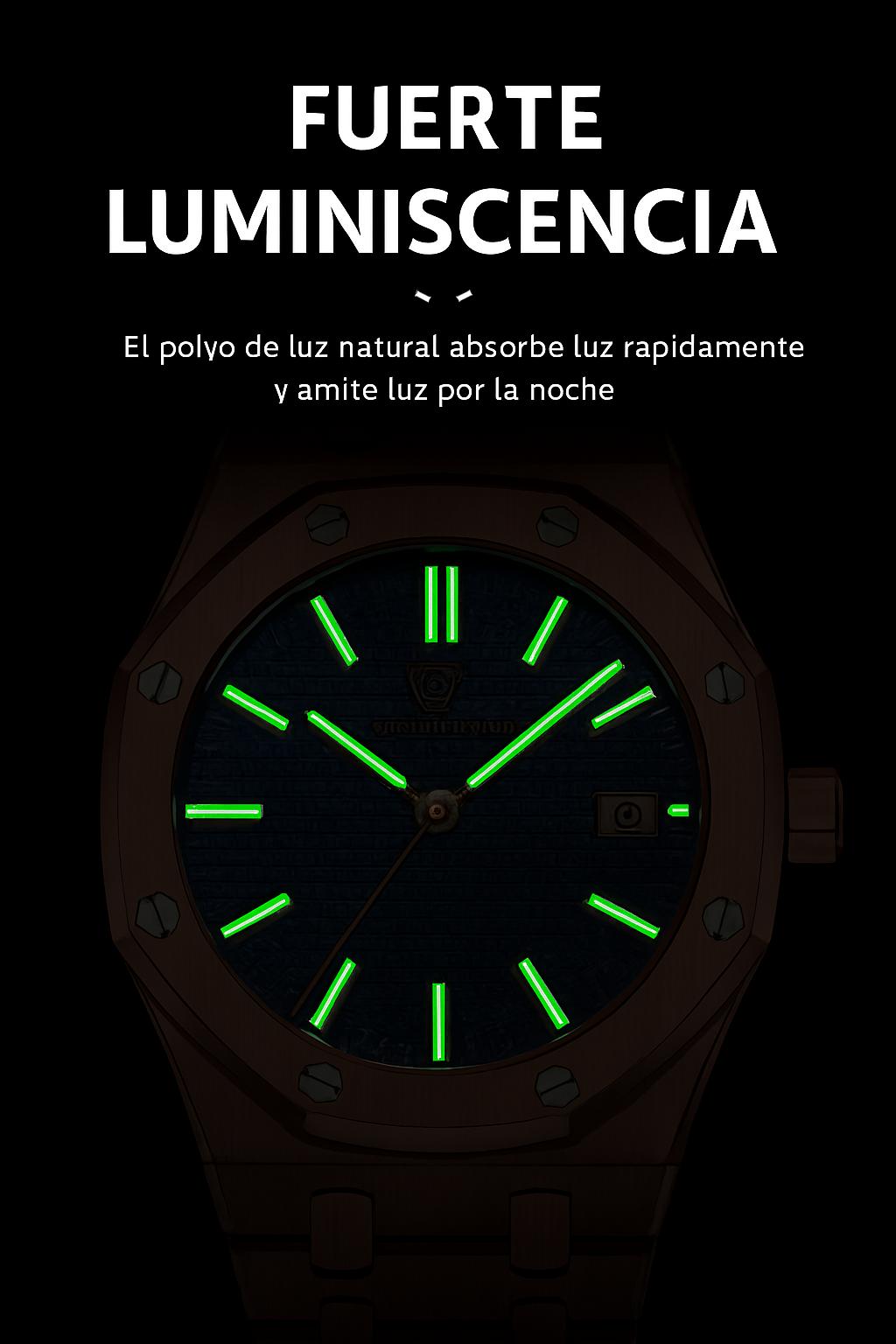 POEDAGAR Executive™ – Luxury Steel Watch