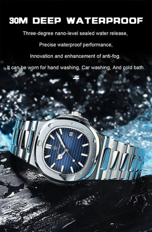 POEDAGAR Imperial™ – Reloj Cuadrado de Lujo