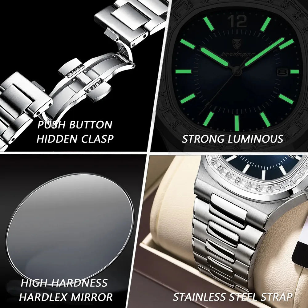 POEDAGAR Imperial™ – Luxury Steel Watch