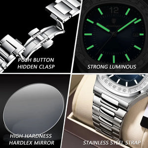 POEDAGAR Imperial™ – Luxury Steel Watch