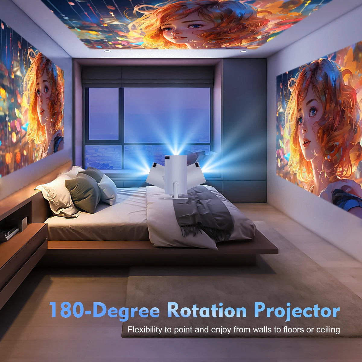 📽  Mini Proyector LED – Tu cine portátil en casa