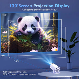 📽  Mini Proyector LED – Tu cine portátil en casa